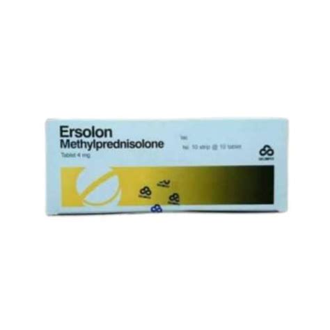 Ersolon 4 mg 10 Tablet - Manfaat, Kandungan, Dosis, dan Efek Samping