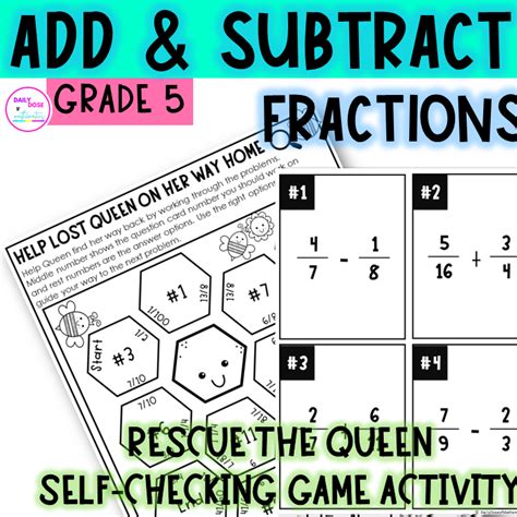 Image result for 5th Grade Adding Fractions Worksheet