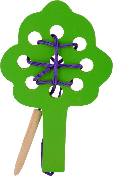 Skillofun - H-4A Wooden Sewing Toy Tree, Multi Color : Amazon.in: Toys ...