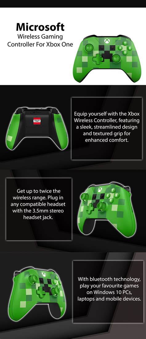 Image result for Xbox One Minecraft Creeper Controller