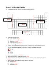 Electron Configuration Practice 1 .docx - Electron Configuration ...