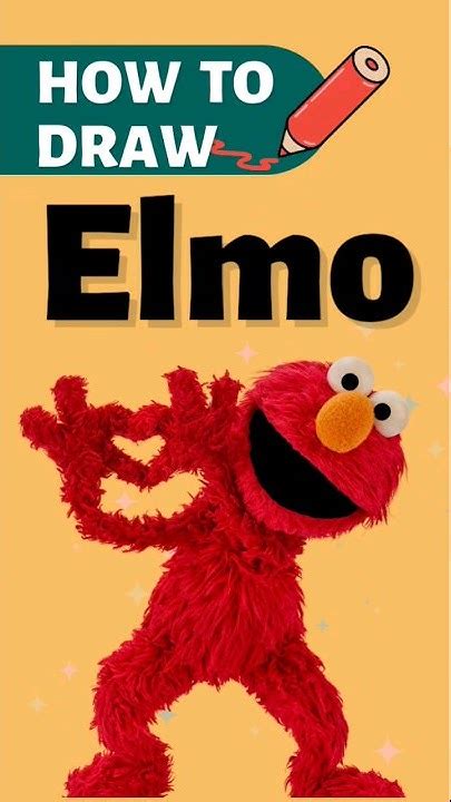 Elmo Drawing Tutorial 的图像结果