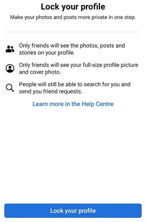 Image result for How to Enable Lock Profile in Facebook Using Browser
