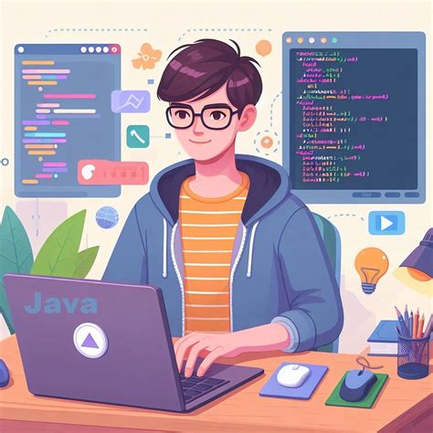 Image result for A Software Developer Coding in Java