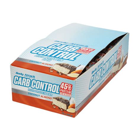 Buy Body Attack Carb Control Coconut Almond (15x100g) | Kanela