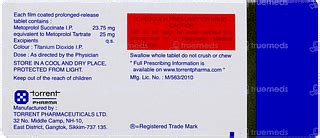 Tolol Xr 25 Tablet 10: Uses, Side Effects, Price & Substitutes