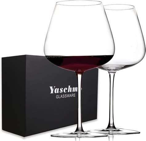 Amazon.com | Super Large 30OZ Wine Glasses-Hand Blown Crystal Giant ...