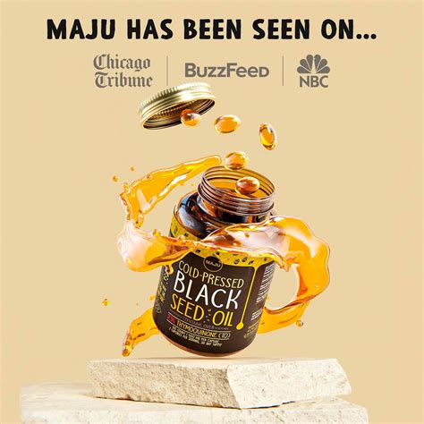 MajuSuperfoods Maju Superfoods Black Seed Oil Capsules - Cold India | Ubuy