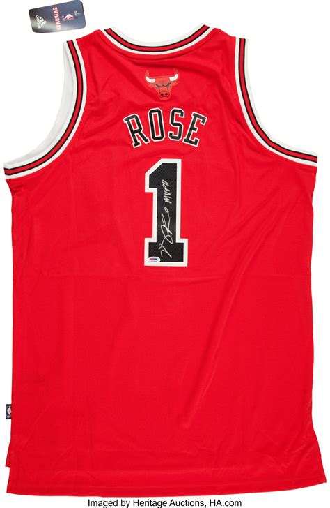 Derrick Rose Signed Chicago Bulls Jersey. ... Basketball | Lot #40118 ...