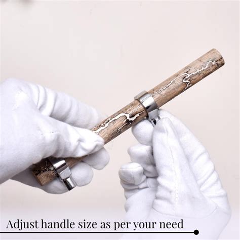 Etched Wooden Door Handles Adjustable Drawer Pulls(5 Inch)
