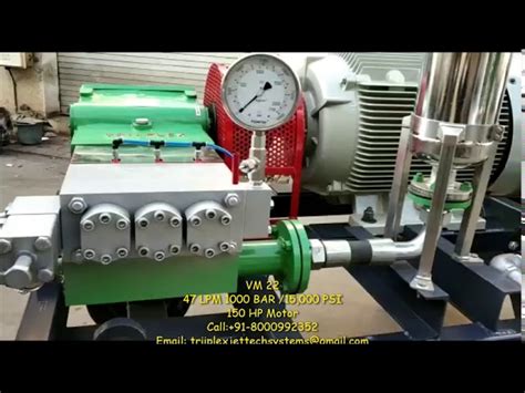 Water Jet Cleaning Machine - FLP High Pressure Jet Cleaning Machine ...