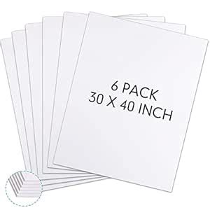Kathfly 6 Pack Large Foam Boards Bulk 3/16 inch Thickness Giant Foam ...