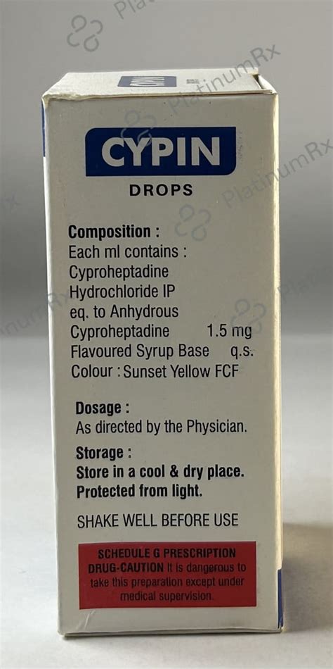 Peritol 1.5mg Oral Drops: View Uses, Side Effects, Price and Substitute ...
