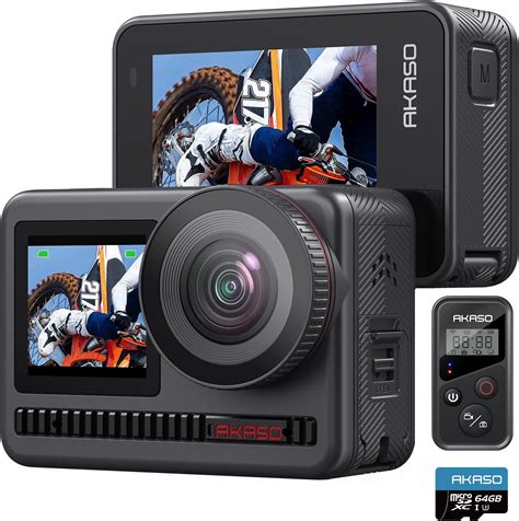 AKASO Brave 8 4K60FPS Action Camera, 48MP Touch Screen Waterproof Super ...