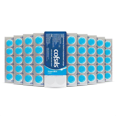 Cipla Cofsils Lozenges (100 Count) | Fresh Mint Flavour | Quick Relief ...