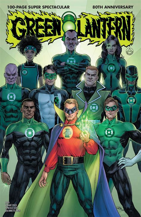DC Comics shows off covers for Green Lantern 80th Anniversary 100-page ...