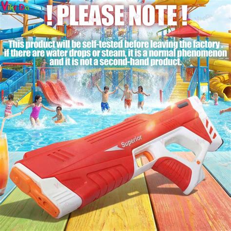 VikriDa Electric Water Gun with Auto Suction 39 Ft Long Range Holi ...