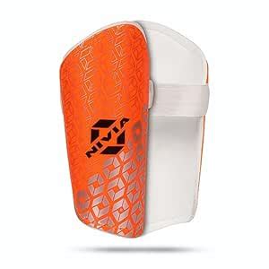 Nivia Wisdom - 2018 Plastic Shin Guard for Youth (Small, Orange), for ...