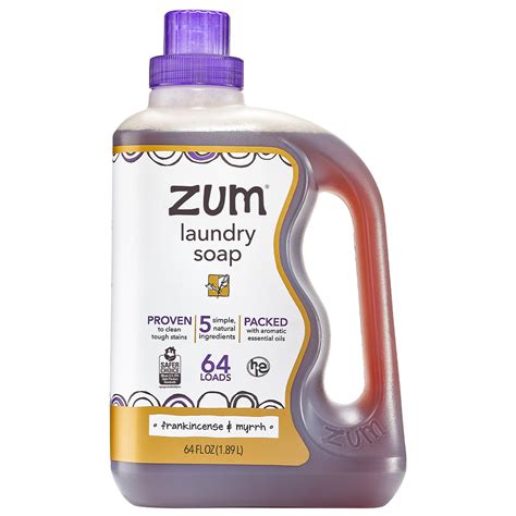 Frankincense & Myrrh Zum Laundry Soap | 64 oz. Natural Laundry Soap