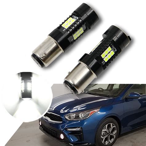 NSLUMO Xenon White Led DRL Bulbs for 2019-2021 Kia Forte Sedan LX LXS ...