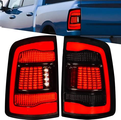 Kingory Full LED Tail Light For Dodge 2009-2018 Ram 1500 Rear Tail Lamp ...