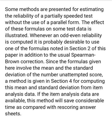 Write short notes on Reliability of speeded test. - Brainly.in