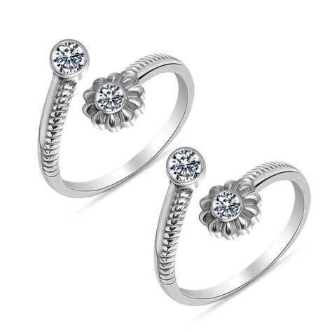 Buy Silver Toe Rings Online for Women | TrueSilver