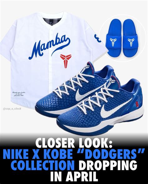 Cop o'Clock | A closer look at the upcoming Nike x Kobe “Dodgers ...