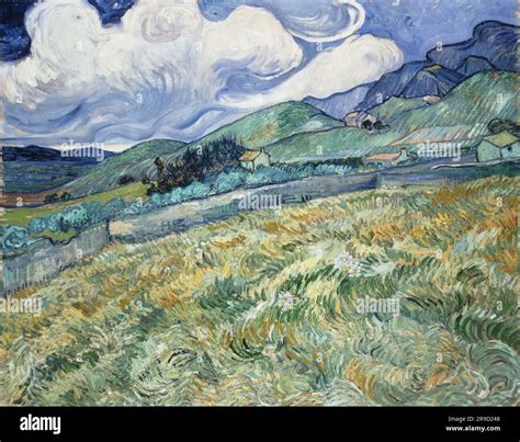 Vincent van Gogh – Mountainous Landscape Behind Saint-Paul Hospital ...
