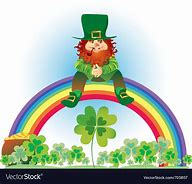 Image result for Leprechaun Rainbow Weed Sticker
