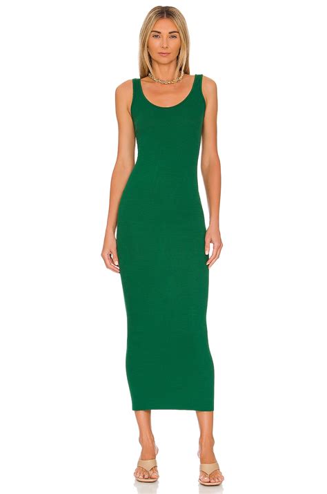 Enza Costa Knit Maxi Dress in Dark Emerald | REVOLVE