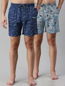 Chrome & Coral Printed Men Multicolor Regular Shorts - Buy Chrome ...