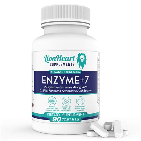Buy DIGESTIVE ENZYMES SUPPLEMENT - Includes Purified Ox Bile Salts - s ...
