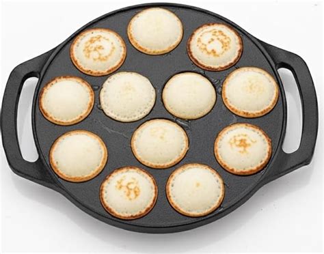 Buy ROSTON Cast Iron Paniyaram Appam Pan Appe Ponganalu Pan Chatti ...