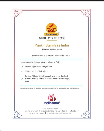 Pankh Stainless India