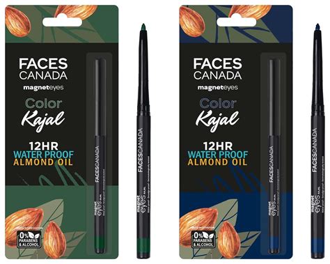 Buy FACESCANADA Magneteyes Color Pencil Kajal - Green Appreciation 02 ...