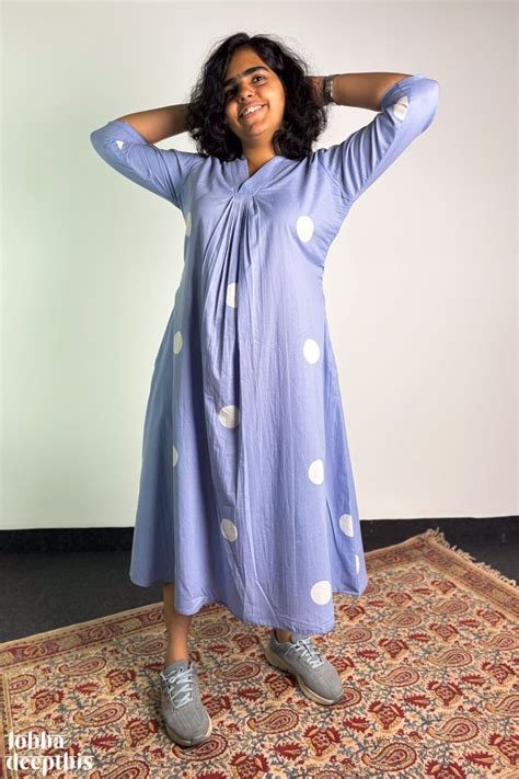 Easy Breezy Hand Printed Dresses | Handmade for Comfort- Lobha Deepthis