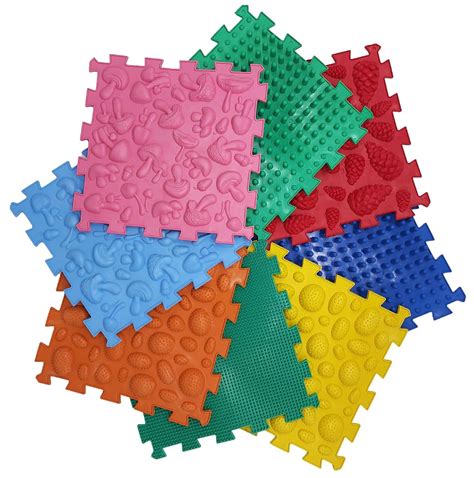 Buy Big Massage Sensory Floor Mats (Set of 8 pcs) - Sensory Mat ...