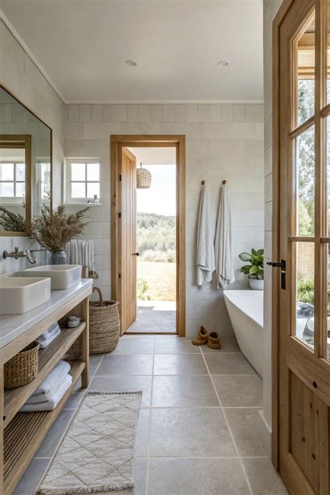 15+ Creative Large Bathroom Tile Ideas - Oh Loft