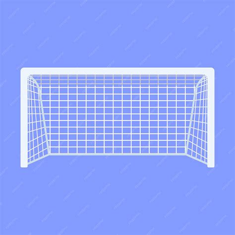 Premium Vector | Soccer goal net vector icon Soccer Football goal ...