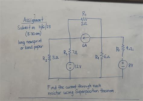 Image result for Find Current Using Superposition Theorem