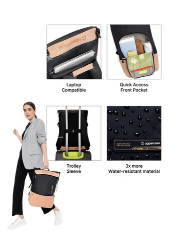 Buy Apex Black Eco-Friendly Travel Backpack