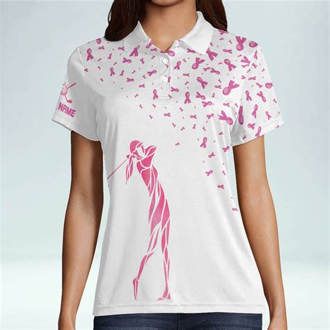Lasfour Personalized Pink Womens Golf Shirt, Womens Golf Shirts Dry Fit ...