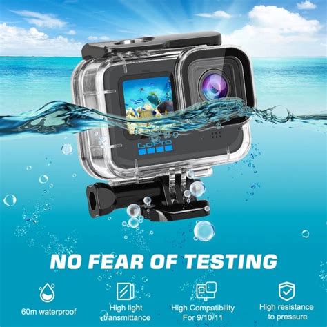 Image result for GoPro 12 Waterproof Case with Cable