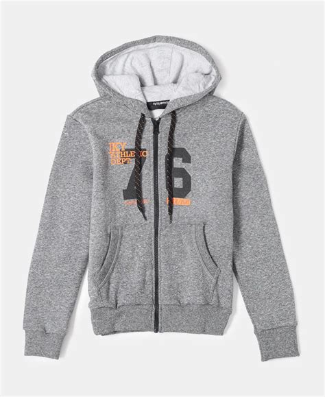 Buy Boy's Super Combed Cotton Rich Fleece Fabric Graphic Printed Hoodie ...