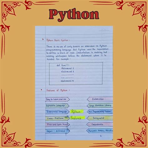 Image result for Python Notes Code