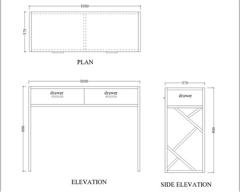 Console Table, Black Color Console Table, Entrance Table with Drawer ...