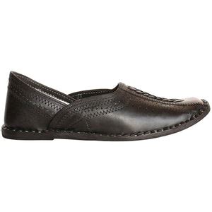 Buy Black Leather Men's Boot Mojaris | Shop Online – Krafto Jodhpur