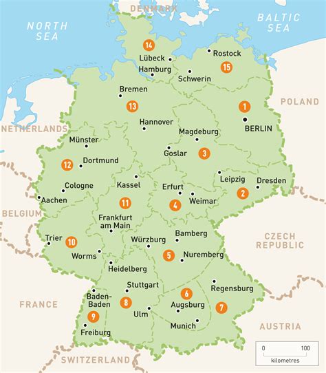 Image result for Map of Germany