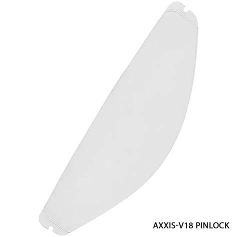 AXXIS Spare Pinlock Anti fog Insert Clear Lens for V18 , V18-B Visors ...